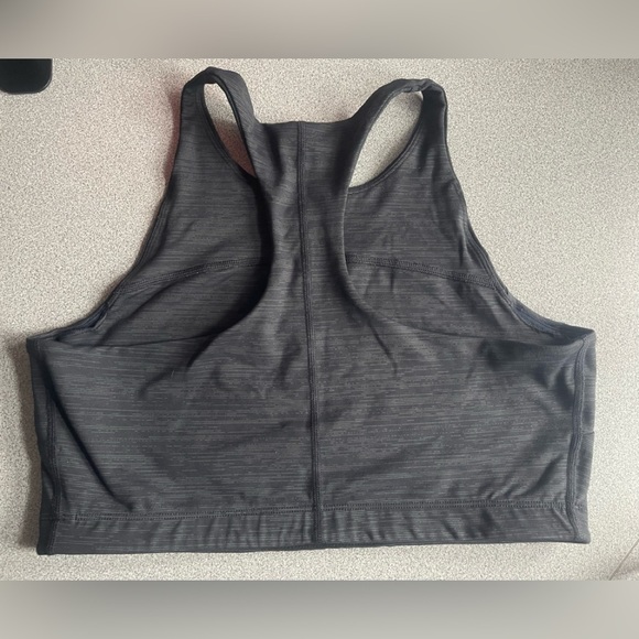 Outdoor Voices Grey Heathered Crop Sports Bra Size XL - Picture 2 of 7